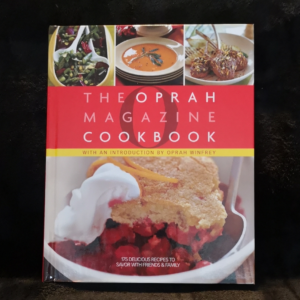 First Edition 2008 The Oprah Magazine Cookbook Hardcover in Like-New Condition
